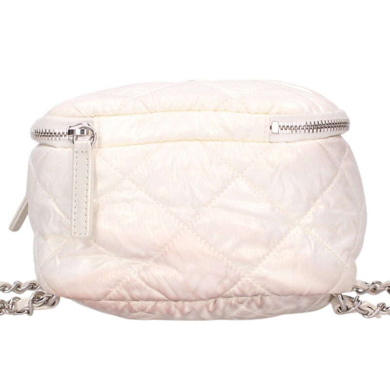 CHANEL Neige Collection Nylon Chain Backpack Size ONE SIZE