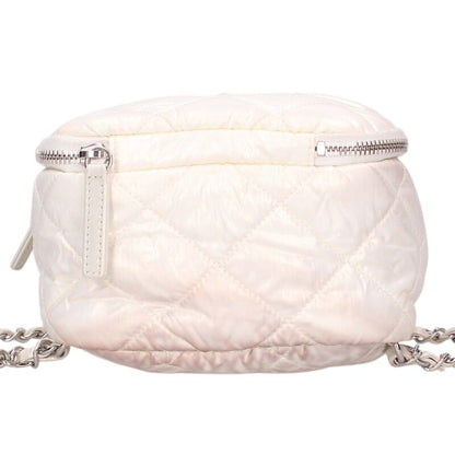 CHANEL Neige Collection Nylon Chain Backpack Size ONE SIZE
