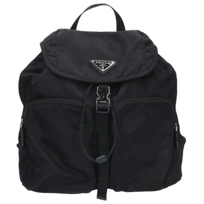 PRADA Re-Nylon Triangle Logo Nylon Backpack Size ONE SIZE