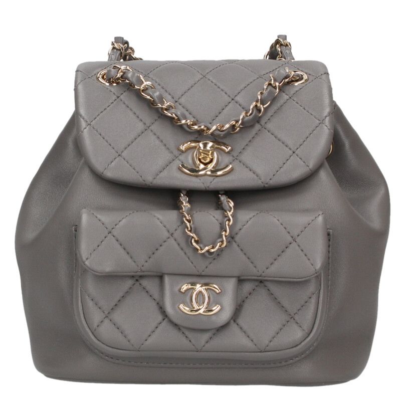 CHANEL Matelassé Lambskin Daypack Backpack Size ONE SIZE