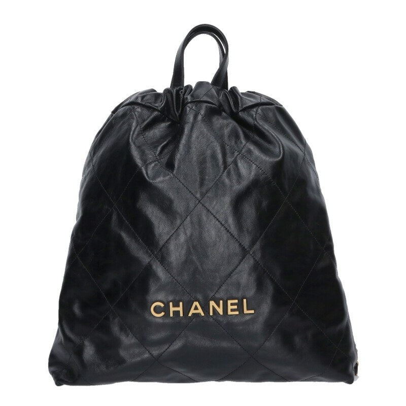 CHANEL Chanel 22 Large Shiny Calfskin Backpack Size ONE SIZE