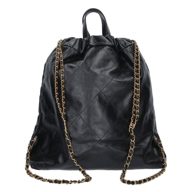 CHANEL Chanel 22 Large Shiny Calfskin Backpack Size ONE SIZE