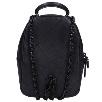 CHANEL AP3753 Matelassé CC Leather Daypack Size ONE SIZE