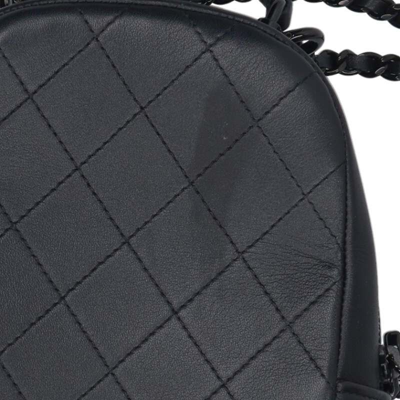 CHANEL AP3753 Matelassé CC Leather Daypack Size ONE SIZE