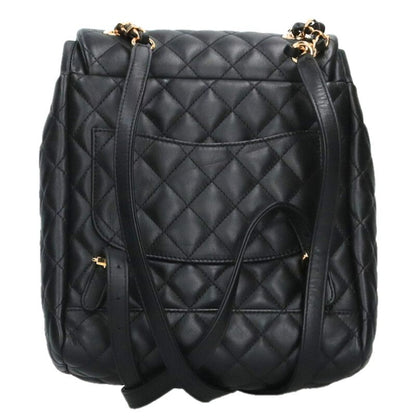 CHANEL G Hardware Lambskin Chain Backpack Size ONE SIZE