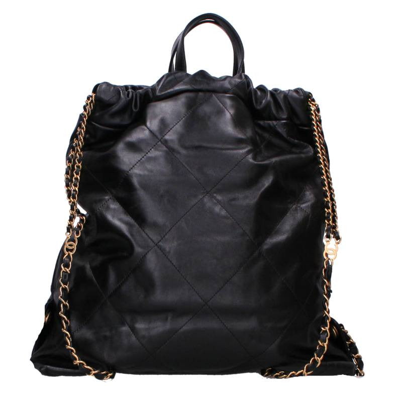 CHANEL Chanel 22 Small Calfskin Chain Backpack Size ONE SIZE