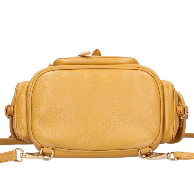 miumiu Yellow Backpack Size ONE SIZE