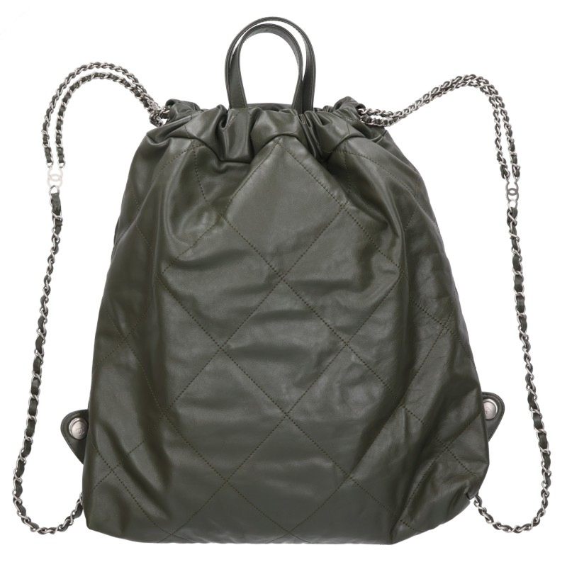 CHANEL 22 Large Shiny Calfskin Backpack Multi Size ONE SIZE