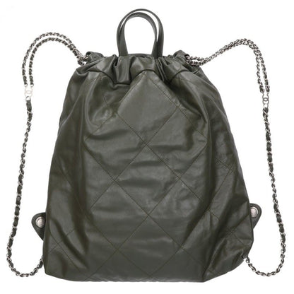 CHANEL 22 Large Shiny Calfskin Backpack Multi Size ONE SIZE