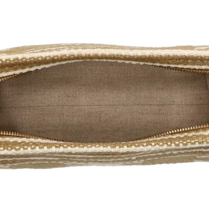 CELINE Triomphe Stripe Tie Pouch Clutch Multi Size ONE SIZE