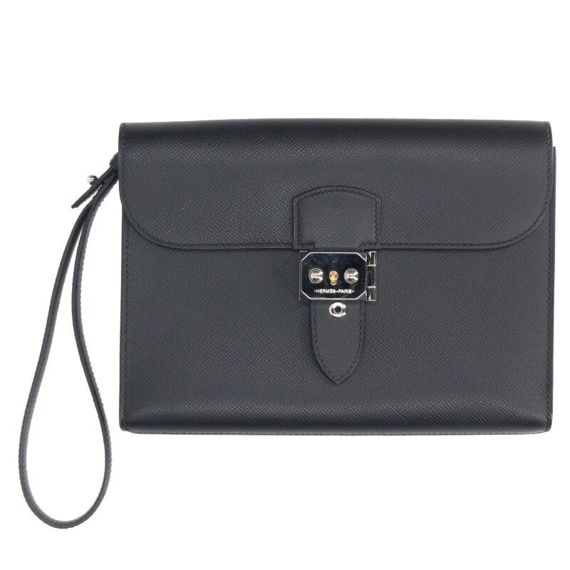 HERMES Sac a Depeches 24 Veau Epsom Clutch Bag Size ONE SIZE