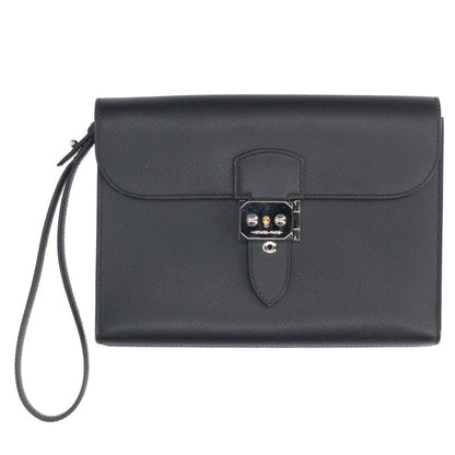 HERMES Sac a Depeches 24 Veau Epsom Clutch Bag Size ONE SIZE