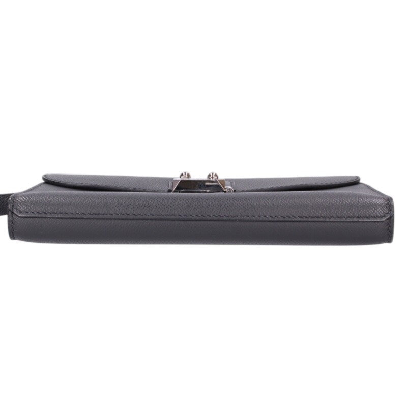 HERMES Sac a Depeches 24 Veau Epsom Clutch Bag Size ONE SIZE