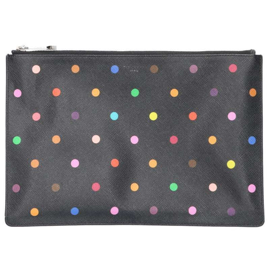 GIVENCHY Multi-Color Dot PVC Leather Clutch Size ONE SIZE