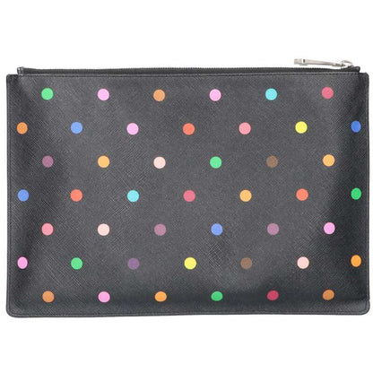 GIVENCHY Multi-Color Dot PVC Leather Clutch Size ONE SIZE