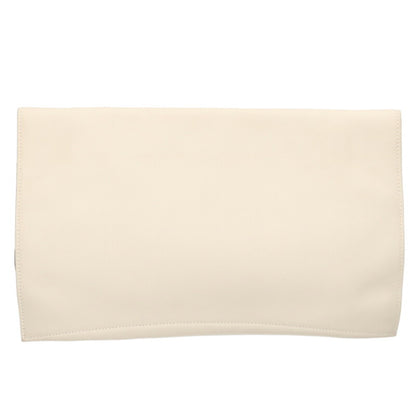 HERMES Pliplat Bi-fold Clutch Bag White Size ONE SIZE