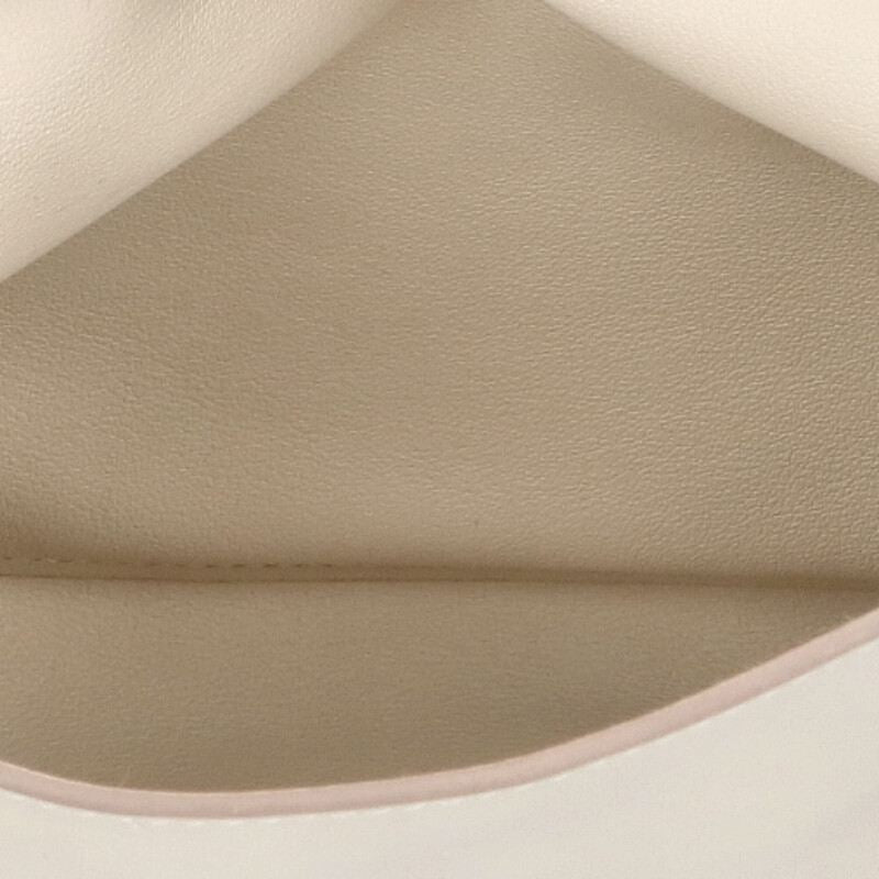 HERMES Pliplat Bi-fold Clutch Bag White Size ONE SIZE
