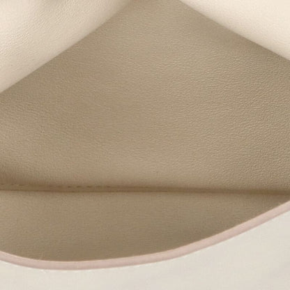 HERMES Pliplat Bi-fold Clutch Bag White Size ONE SIZE