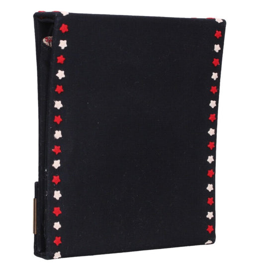 Olympia Le-Tan Embroidered Clutch Bag Black Size ONE SIZE