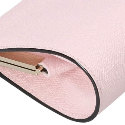 Valextra Evening Leather Clutch Bag Pink/Gold Size ONE SIZE
