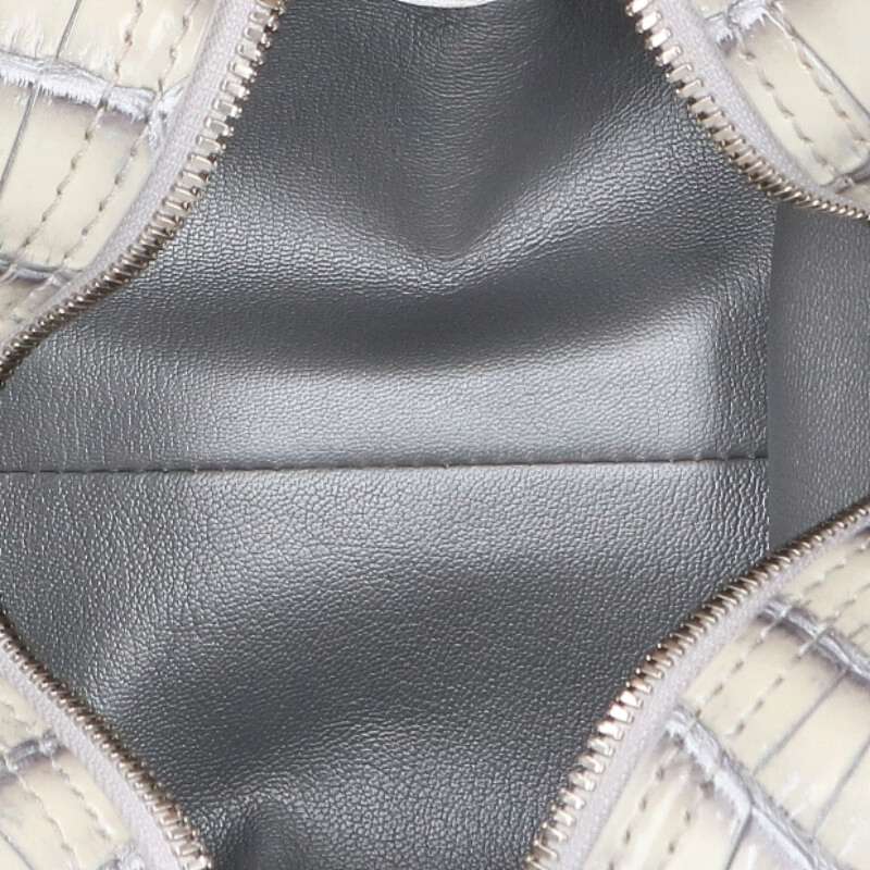 LOUISVUITTON Crocodile Square Handbag White Size ONE SIZE