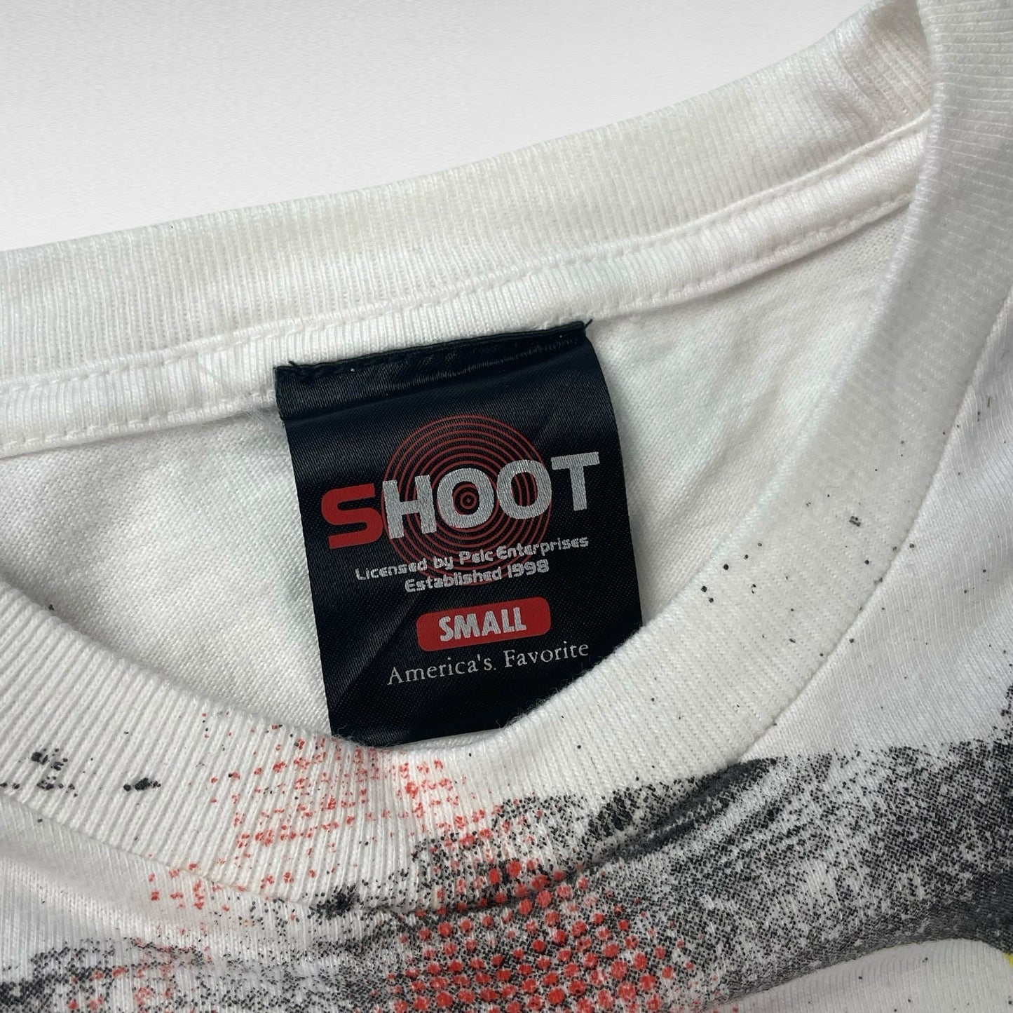 SHOOT T-Shirt White Size S