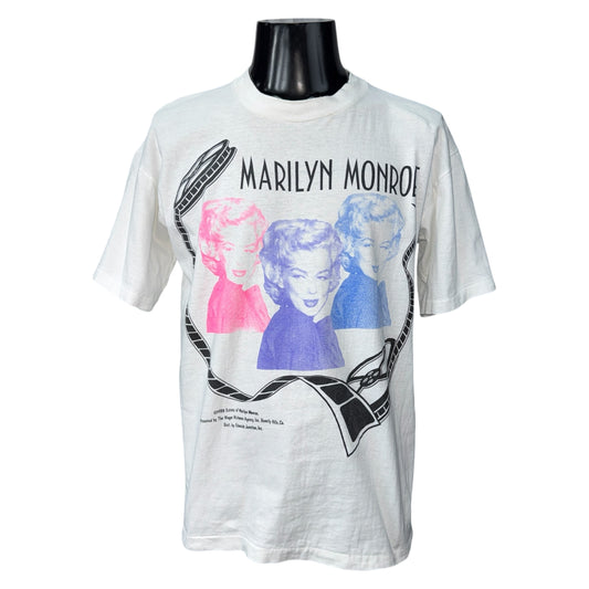 MARILYN MONROE T-Shirt White Size M