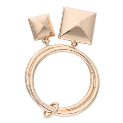 HERMES Clou de H K18PG Diamond Tassel Ring Size ONE SIZE