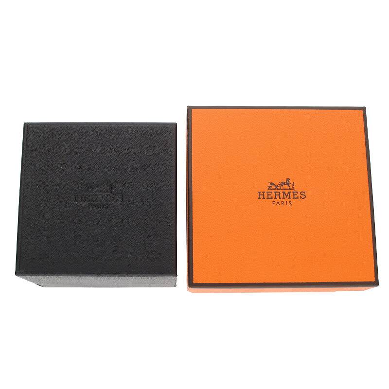HERMES Clou de H K18PG Diamond Tassel Ring Size ONE SIZE