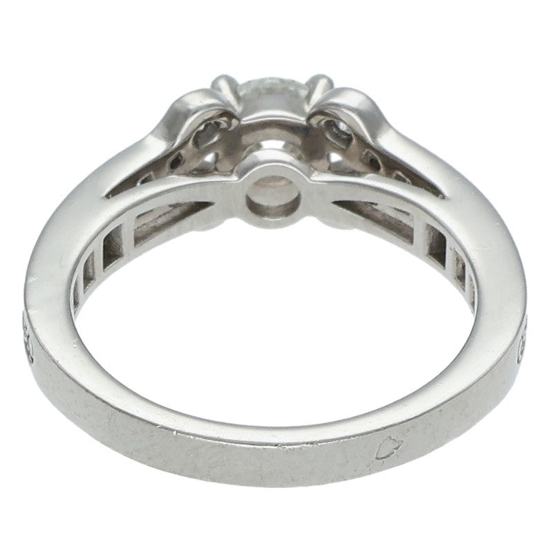 Cartier Solitaire Ballerine Pt950 Diamond Ring Size ONE SIZE