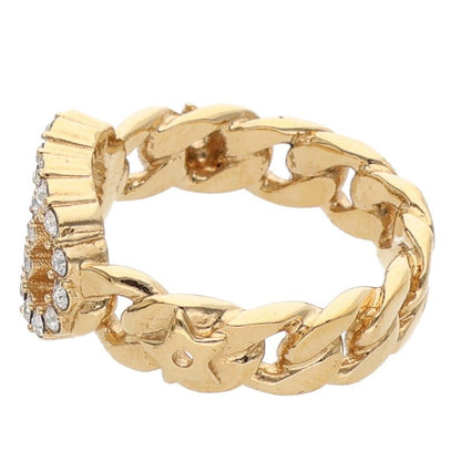 Christian Dior CLAIR D LUNE Rhinestone Ring Size ONE SIZE