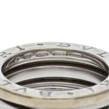 BVLGARI B-Zero1 2 Band K18WG Ring White Gold Size 47