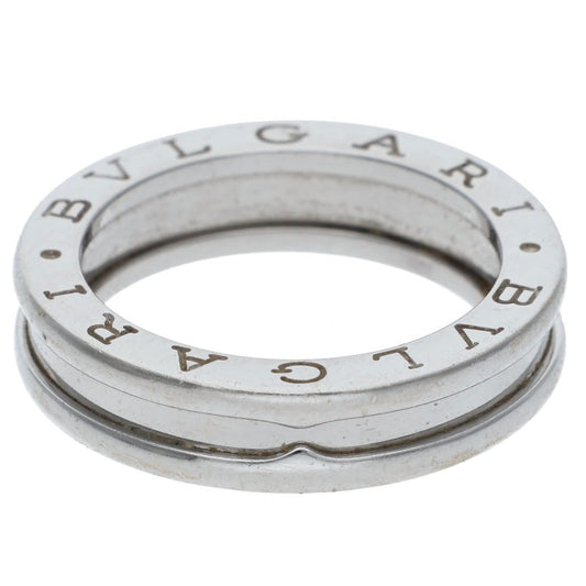 BVLGARI B-ZERO1 1-Band 18K White Gold Ring Size 51