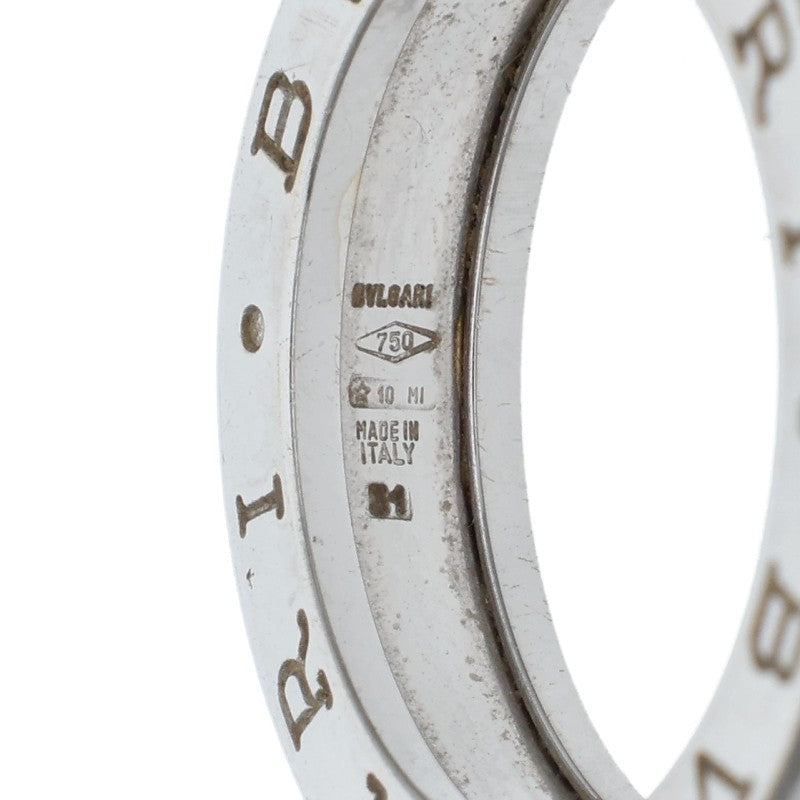 BVLGARI B-ZERO1 1-Band 18K White Gold Ring Size 51