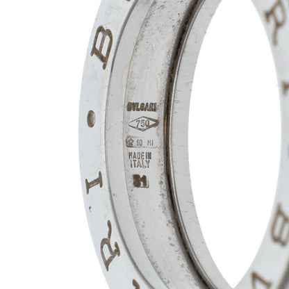 BVLGARI B-ZERO1 1-Band 18K White Gold Ring Size 51