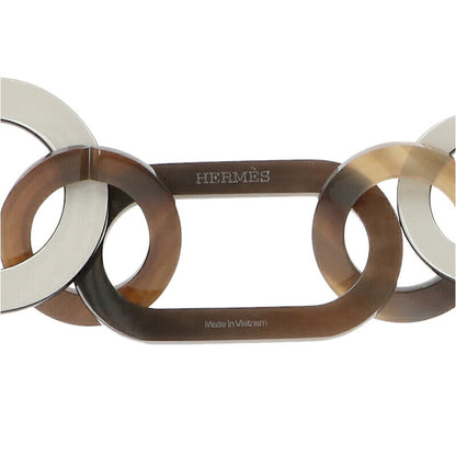 HERMES Variation Buffalo Horn Necklace Size ONE SIZE