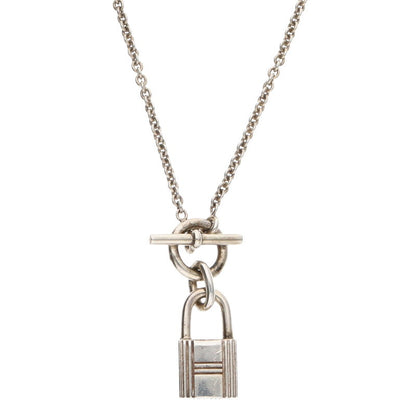 HERMES Amulette Cadena Padlock Motif Necklace Size ONE SIZE