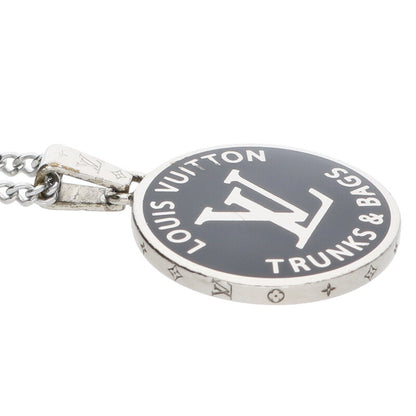 Louis Vuitton Necklace Silver x Black