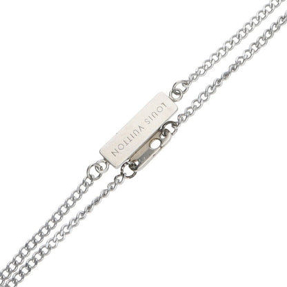 Louis Vuitton Necklace Silver x Black