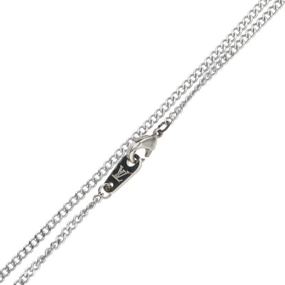 Louis Vuitton Necklace Silver x Black