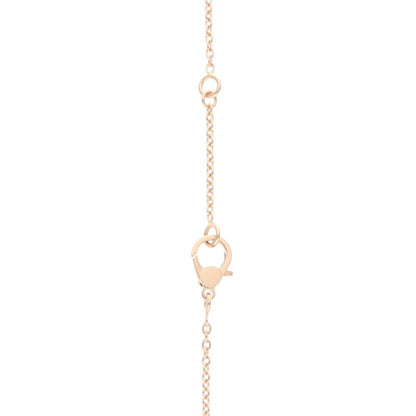 HERMES Finesse K18PG Diamond Necklace Size ONE SIZE