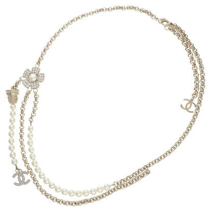 CHANEL B23S CC Pearl Long Necklace Size ONE SIZE