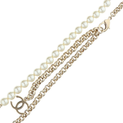 CHANEL B23S CC Pearl Long Necklace Size ONE SIZE