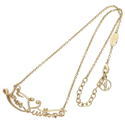 Louis Vuitton Gold LV Initiales Necklace (Silver 8.38g)