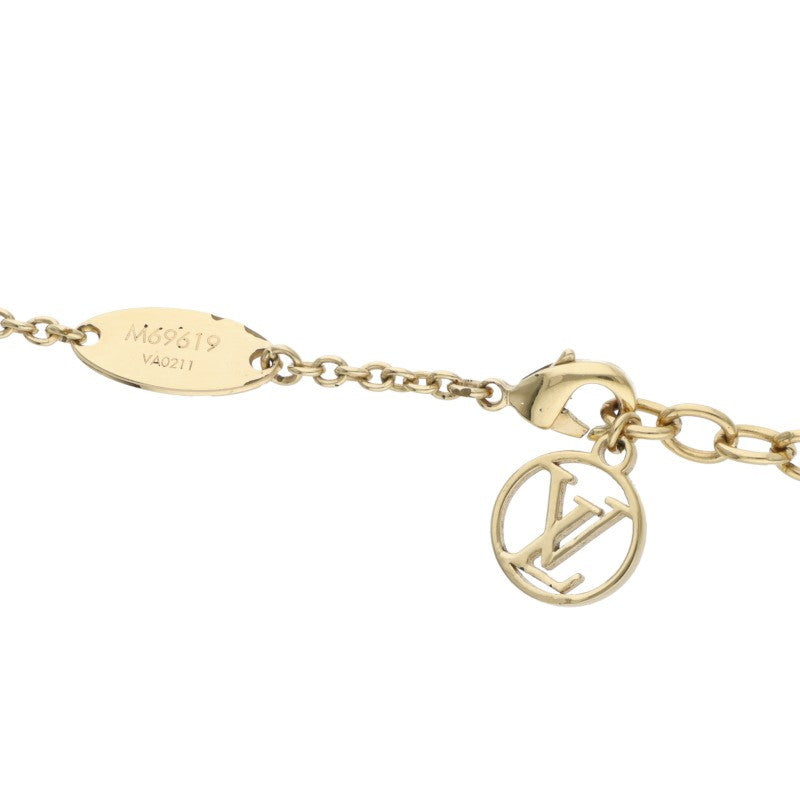 Louis Vuitton Gold LV Initiales Necklace (Silver 8.38g)