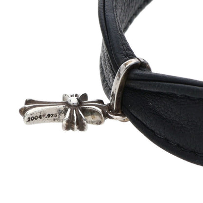 Chrome Hearts Baby Fat Charm Leather Choker