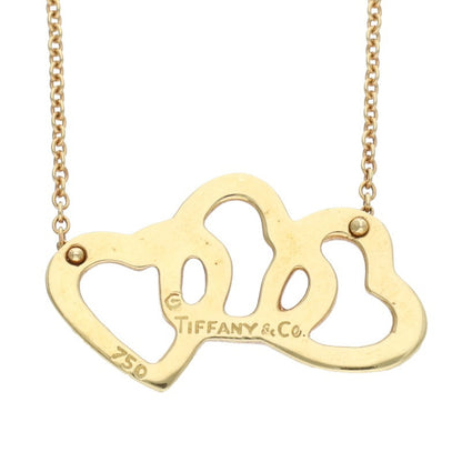TIFFANY&Co. 18K Yellow Gold Triple Open Heart Size ONE SIZE
