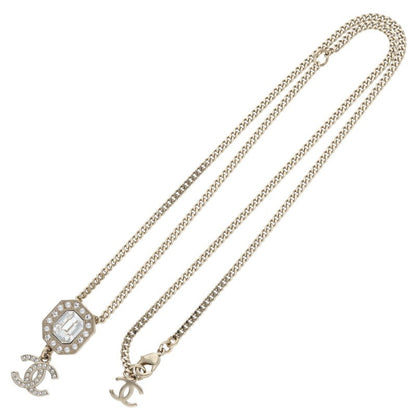 CHANEL L23B CC Logo Rhinestone Faux Pearl Size ONE SIZE