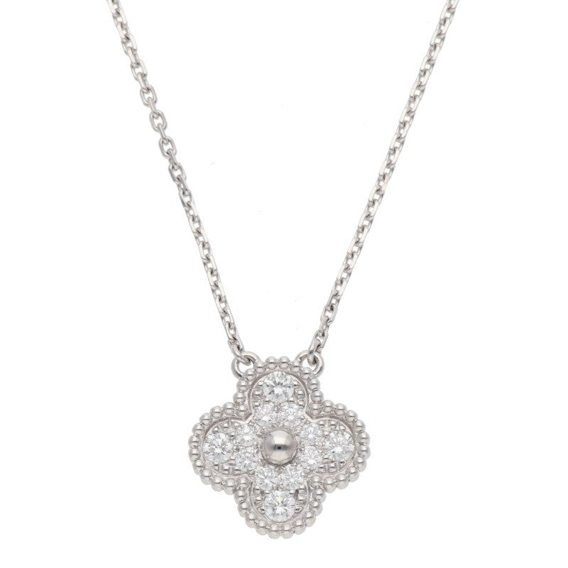 VANCLEEF & ARPELS Vintage Alhambra 18K WG Size ONE SIZE