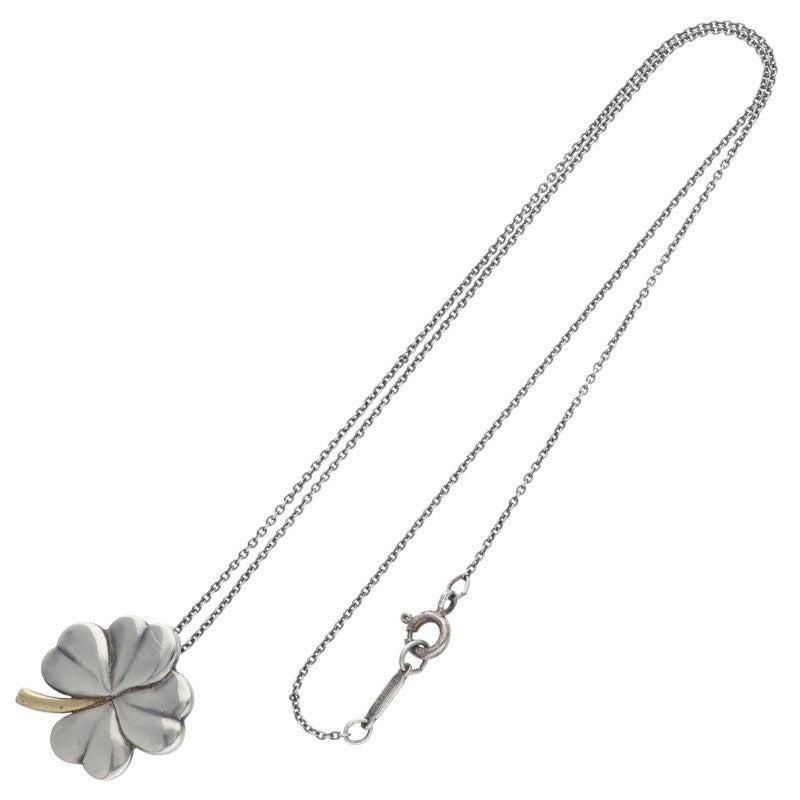 TIFFANY&Co. Clover Motif Sterling Silver & 18K Size ONE SIZE